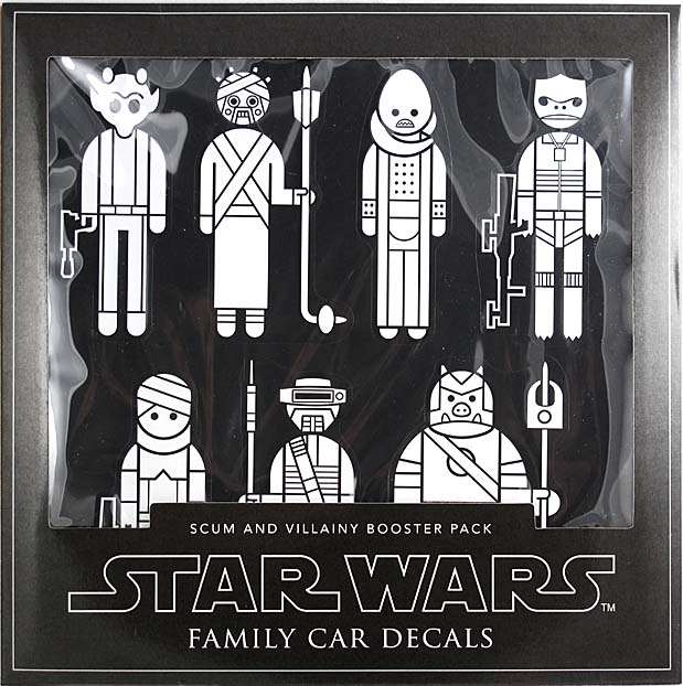 star wars family car decals